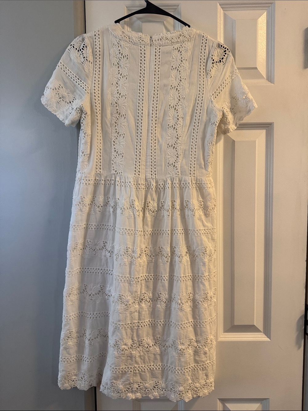 Roolee White Lace Midi Dress - Picture 6 of 8